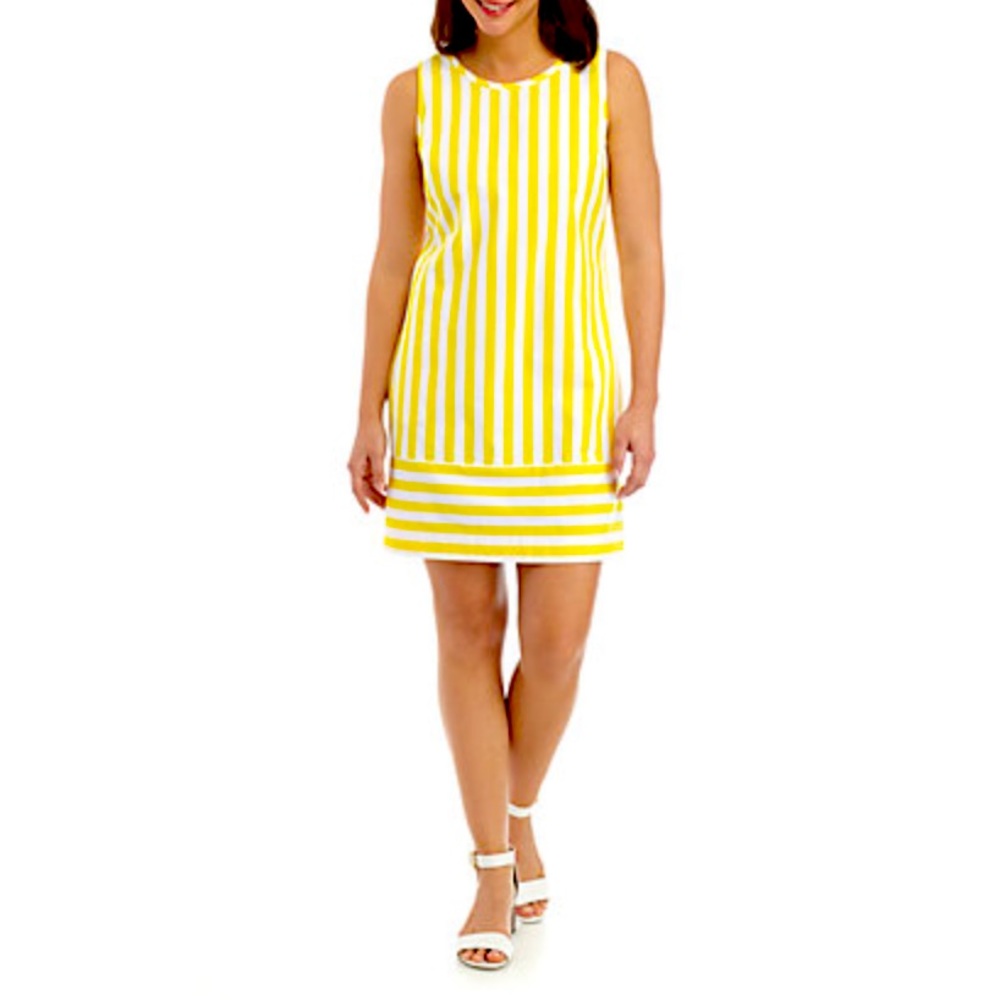 Sleeveless Bow Shift Dress